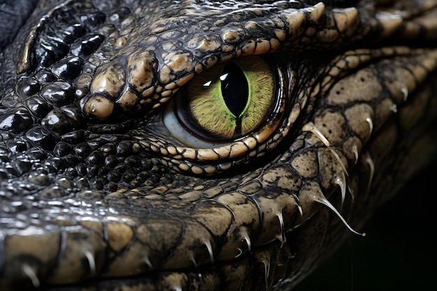 Alligator Unveiled A Breathtaking Closeup Reveal of Natures Formidable Predator