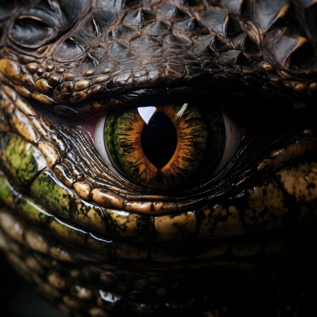 Alligator Unveiled A Breathtaking Closeup Reveal of Natures Formidable Predator