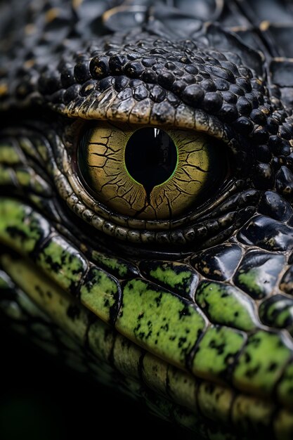 Alligator Unveiled A Breathtaking Closeup Reveal of Natures Formidable Predator