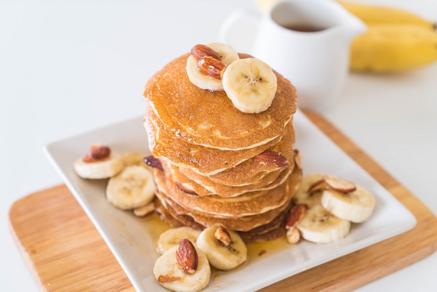 almond banana pancake 