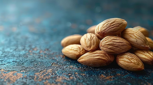 Almonds on a table HD 8K wallpaper Stock Photographic Image