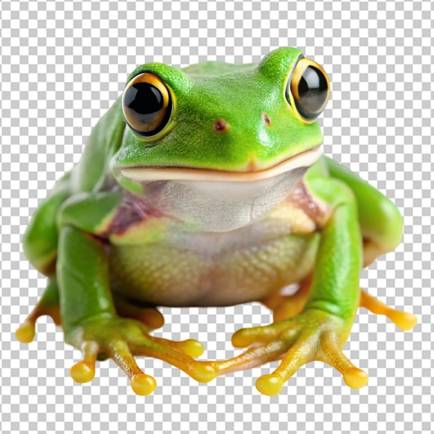 Photo almost flat frog