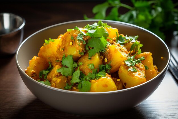 Aloo Gobi with roasted cumin and coriander powder o