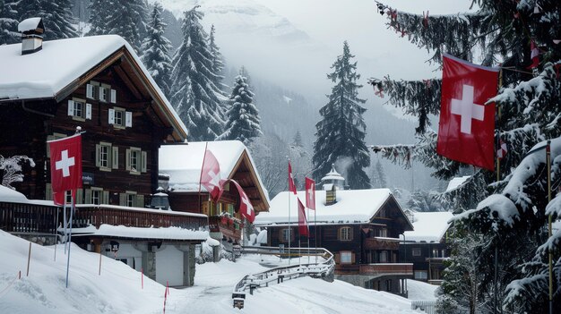 Photo alpine celebrations