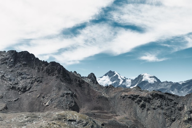 Alpine landscape in the Swiss mountains