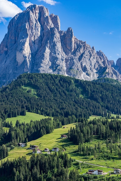 Alps mountains landscape scenery in Italy