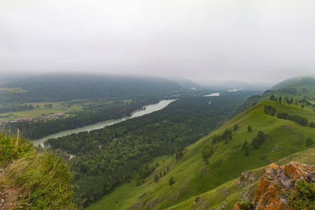 Altai mountains. Katun river.