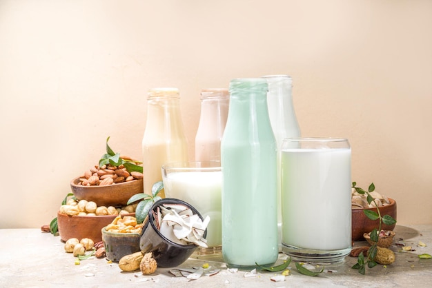 Alternative keto vegan nut milk