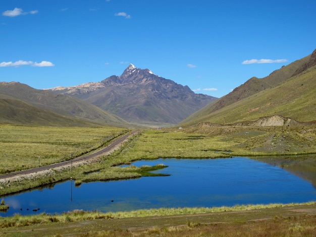 Altiplano in Andes Peru South America