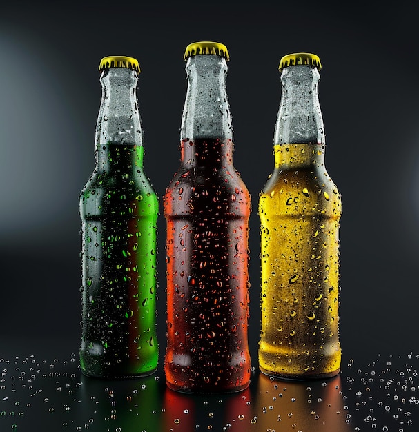 Aluminum drink can mockup with water drops Refreshing Cold Beverage Can Beer or soda can mockup