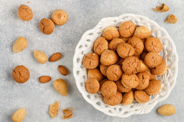 Amaretti almond cookies