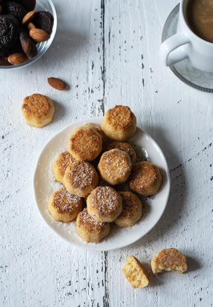 Amaretti soft are traditional Italian pastry made with almonds, egg whites and sugar