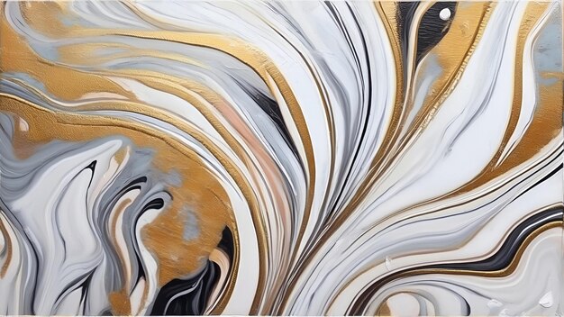 An Amazing acrylic painting on canvas with a beautiful marble texture and unique abstract design