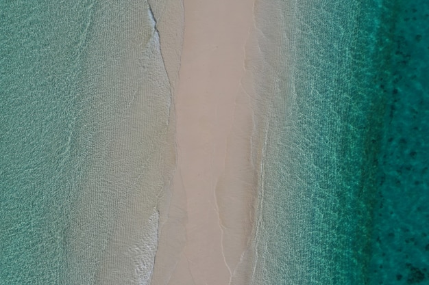 Amazing bird eyes view in Zanzibar. sea landscape