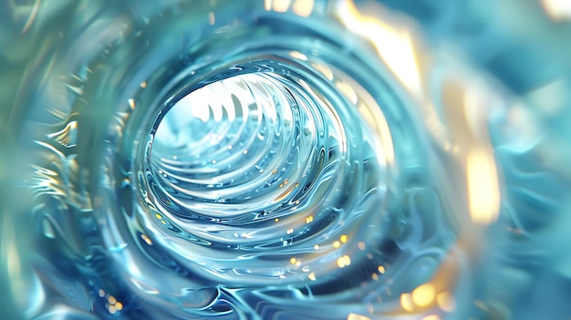 Amazing blue water vortex Backdrop with copy space