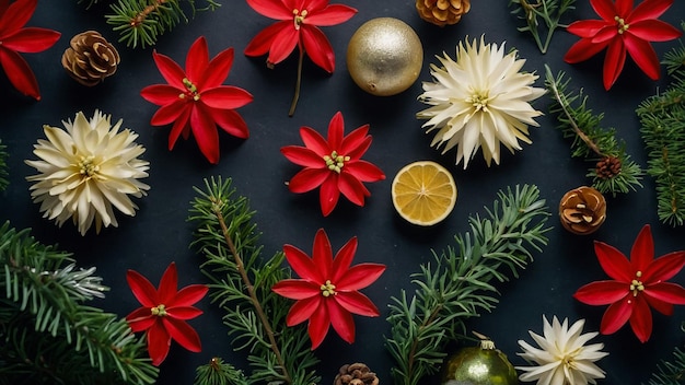 Amazing clay art red Poinsettia pot on white background beautiful flowerpot to celebrate christmas