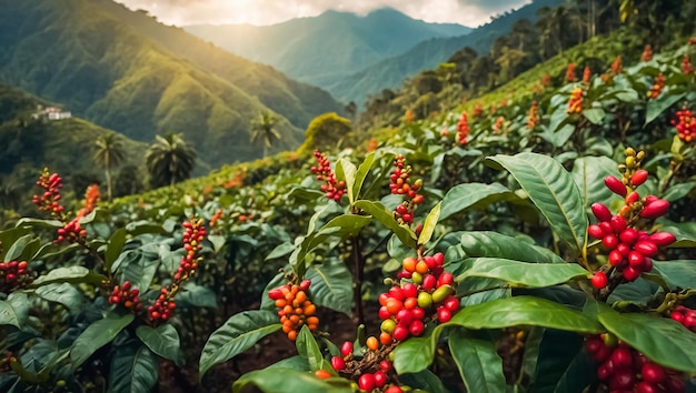 Amazing coffee plantation Guatemala