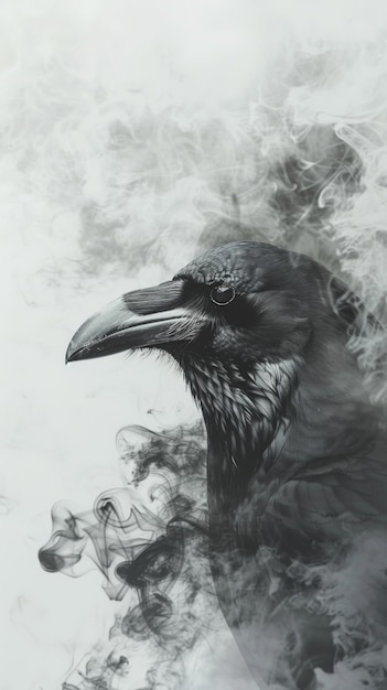 Amazing crow background for wallpaper