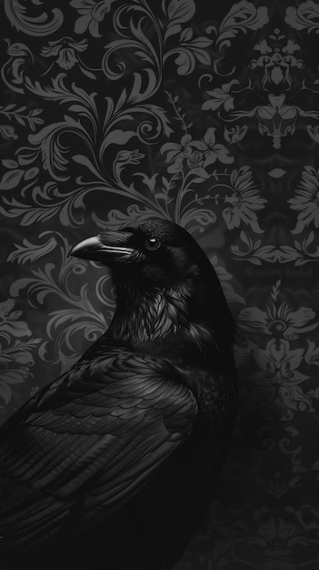 Amazing crow background for wallpaper