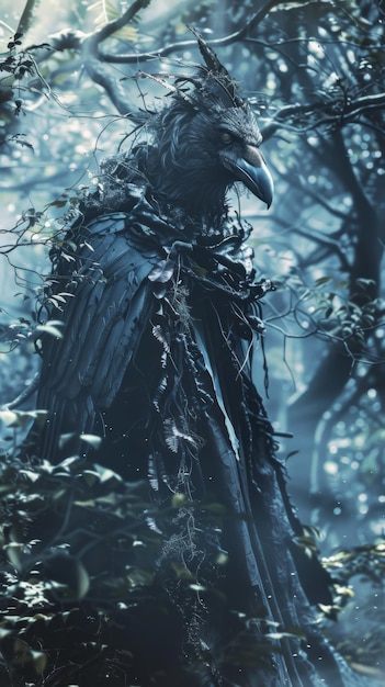 Amazing crow background for wallpaper