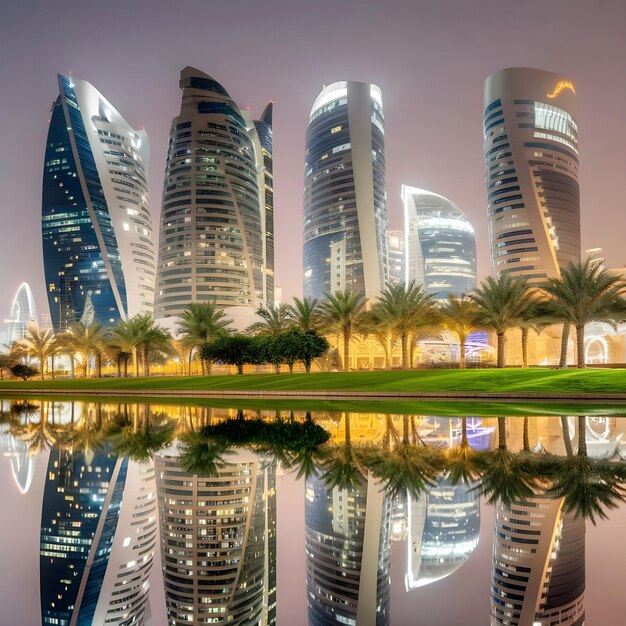 Photo amazing photo coveraged of qatar country