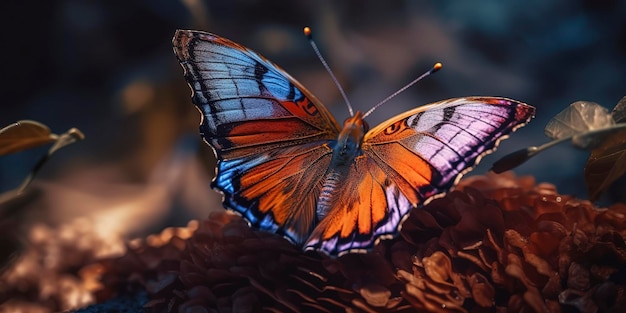 Amazing photography of a butterfly close up