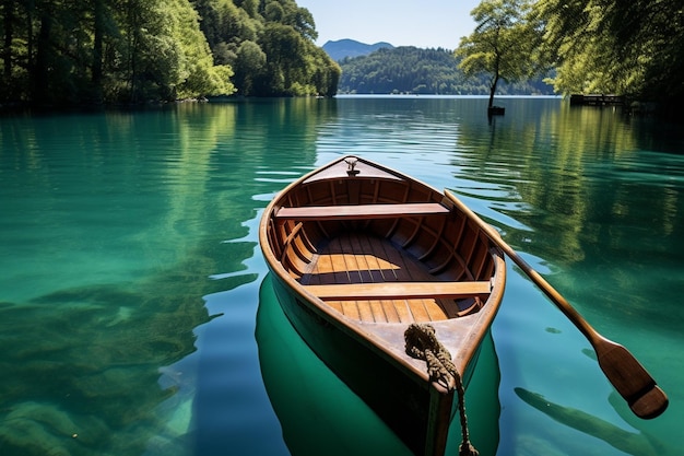 Amazing shot of the ferchensee lake in bavaria