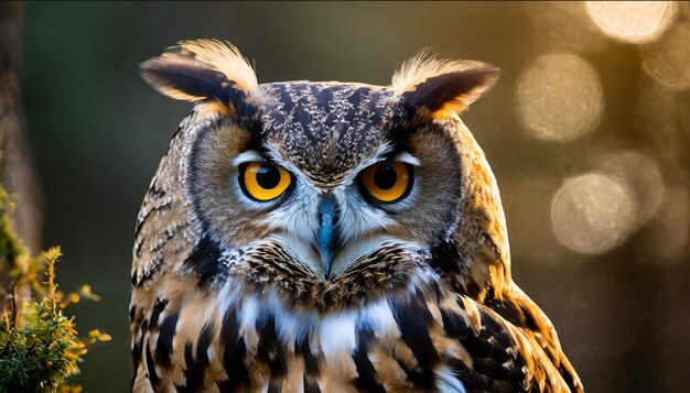 Amazing Wild Owl with Close Up Shots