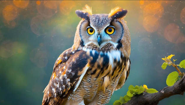 Amazing Wild Owl with Close Up Shots