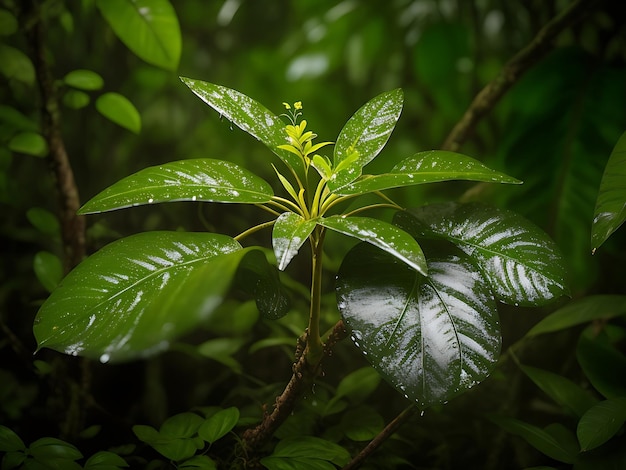 Amazon Rain Forest cupuau plant Theobroma grand real still photography