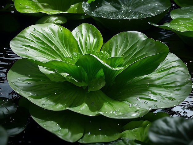 Amazon Rain Forest Water Lettuce With Awesome River nature Still Photography