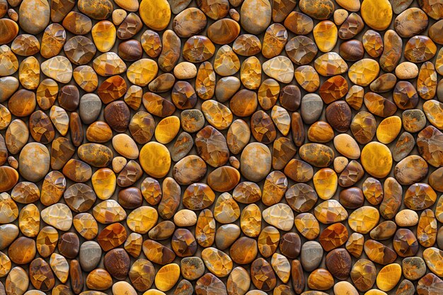 Amber seamless pattern Mosaic made of amber