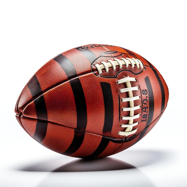 America football isolated on white background