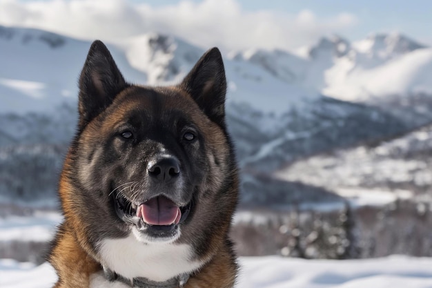 American Akita dog breed