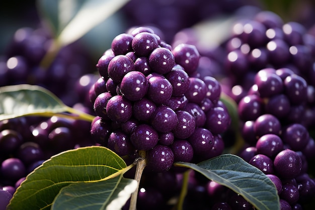 American Beautyberry Callicarpa Fruit