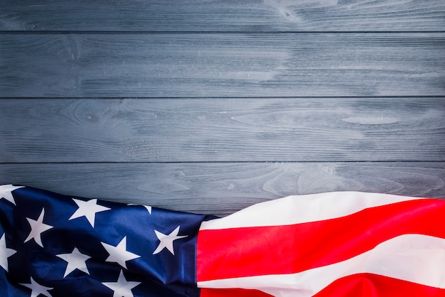 American flag background with copyspace