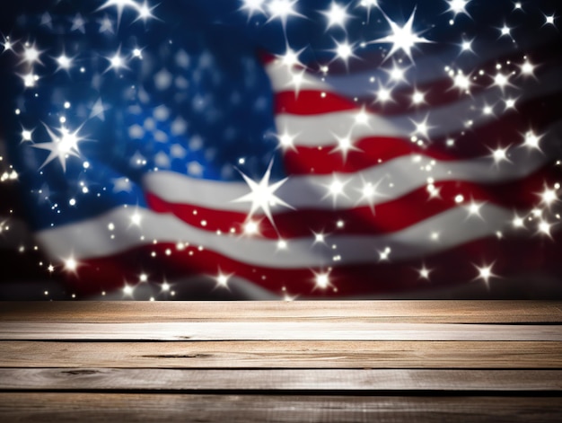 American flag background