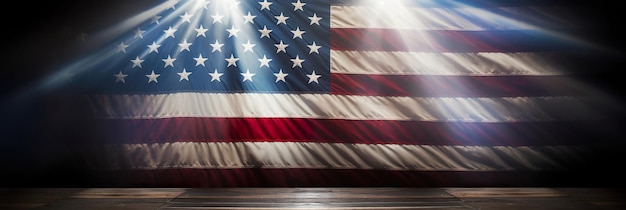 American flag background