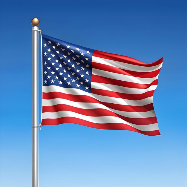 American flag background