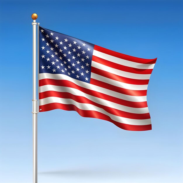 American flag background