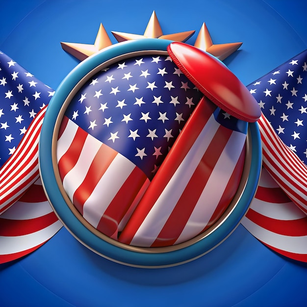 American flag background