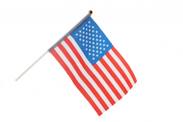 American flag isolated