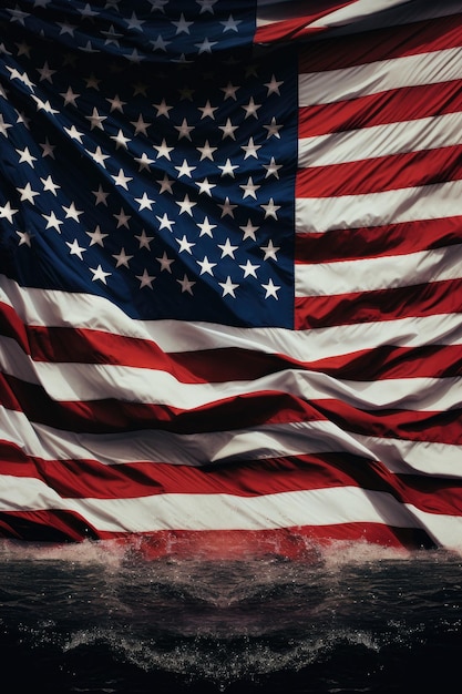 American flag look wallpaper for independence day