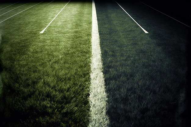 American football field