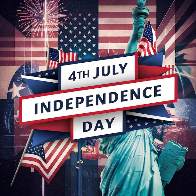 American Independence Day 4th July A