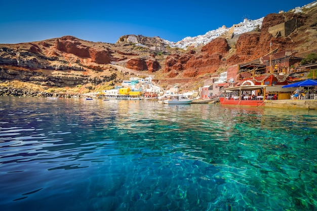 Amoudi bay Santorini Greece