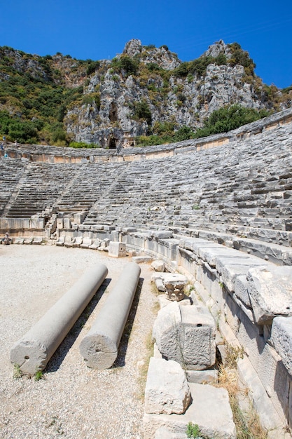 Amphitheater in Pamukkale Turkey