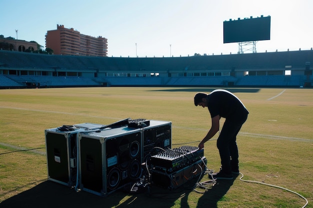 Amplifying Emptiness Stadium Serenity