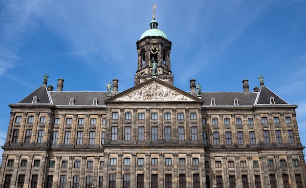 Amsterdam Royal Palace at the Dam Square