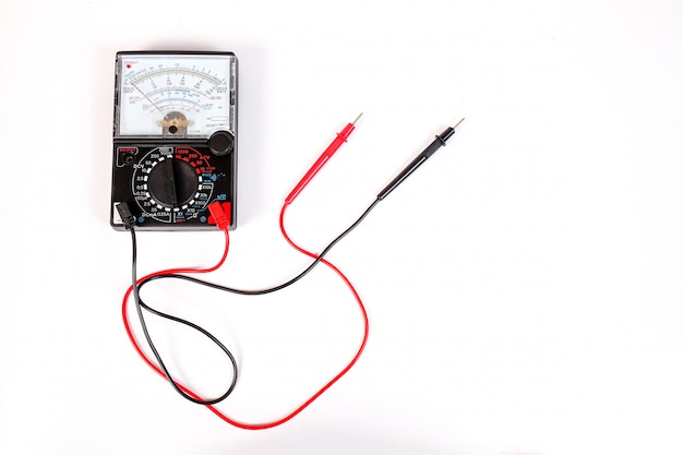 Analog voltmeter is combines several measurement functions in one unit.